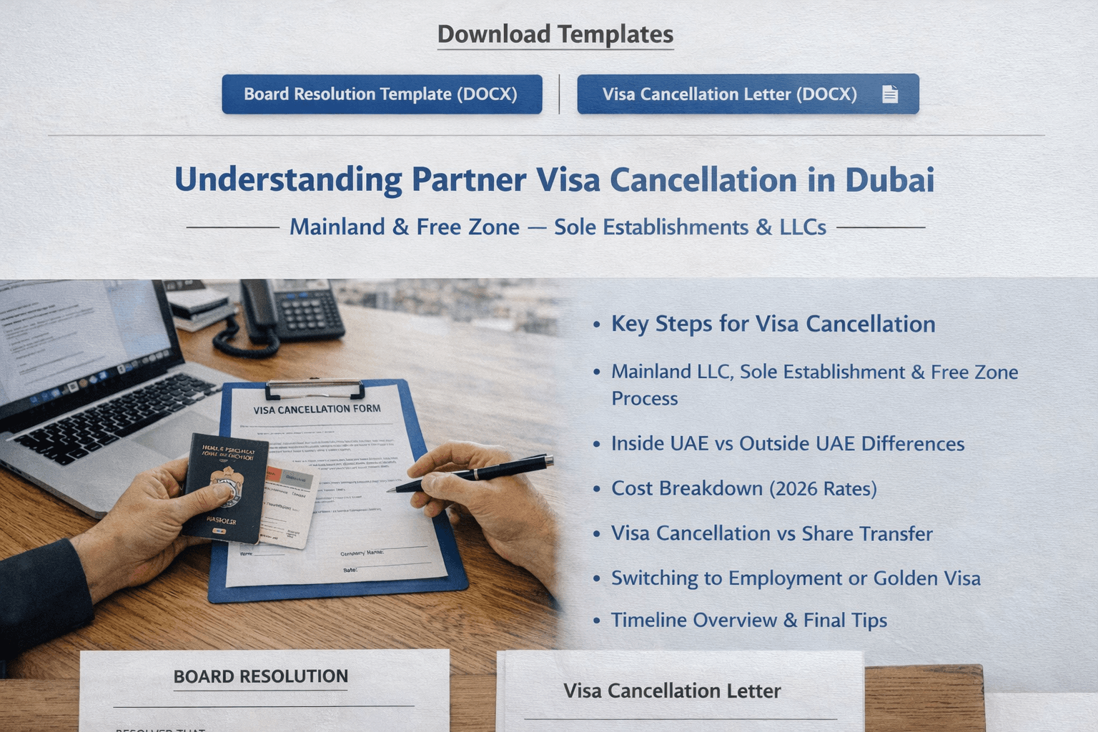 Partner Visa Cancellation in Dubai (2026 Guide)