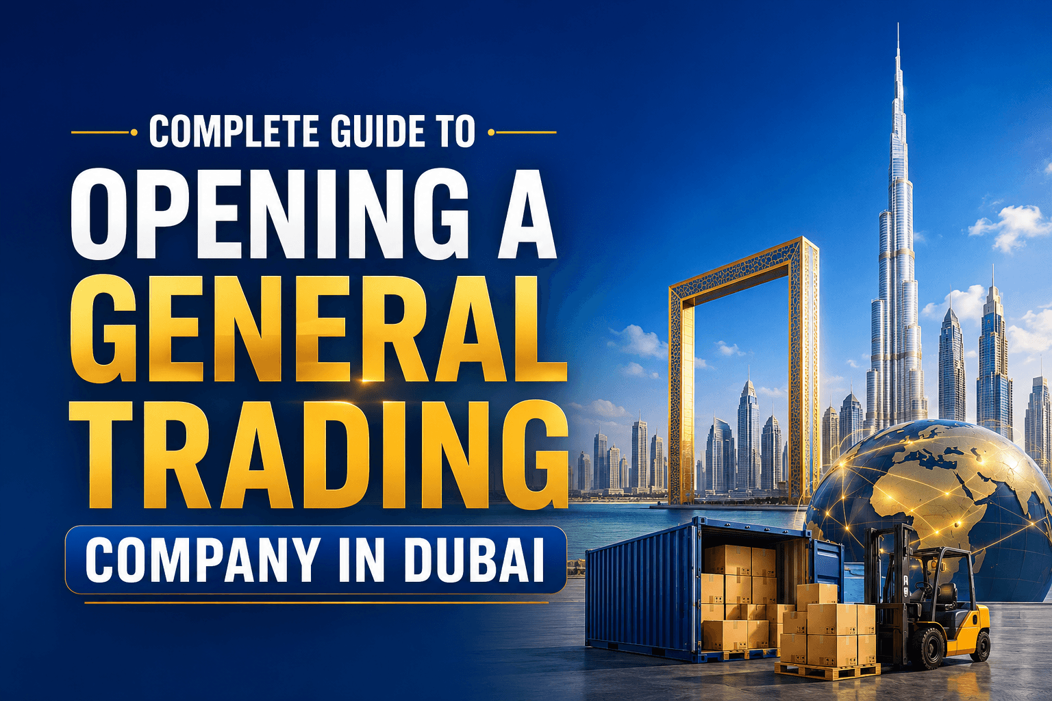 Complete Guide to Opening a General Trading Company in Dubai