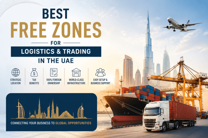 Best Free Zones for Logistics and Trading in the UAE