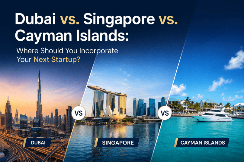 Dubai vs. Singapore vs. Cayman Islands: Where Should You Incorporate Your Next Startup?