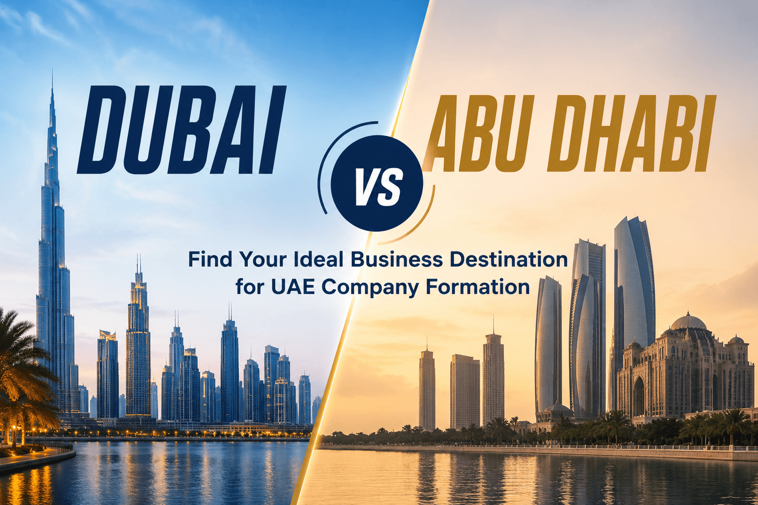 Dubai vs Abu Dhabi: Find Your Ideal Business Destination for UAE Company Formation