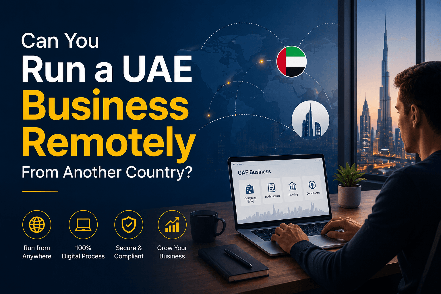 Can You Run a UAE Business Remotely From Another Country?