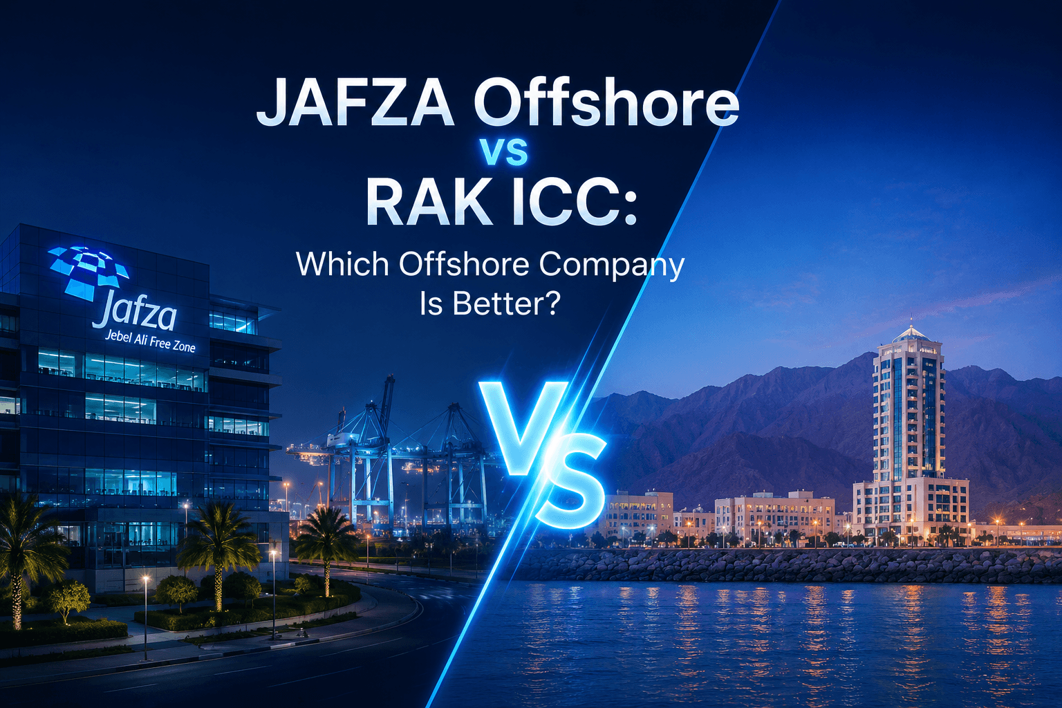 JAFZA Offshore vs RAK ICC: Which Offshore Company Is Better?