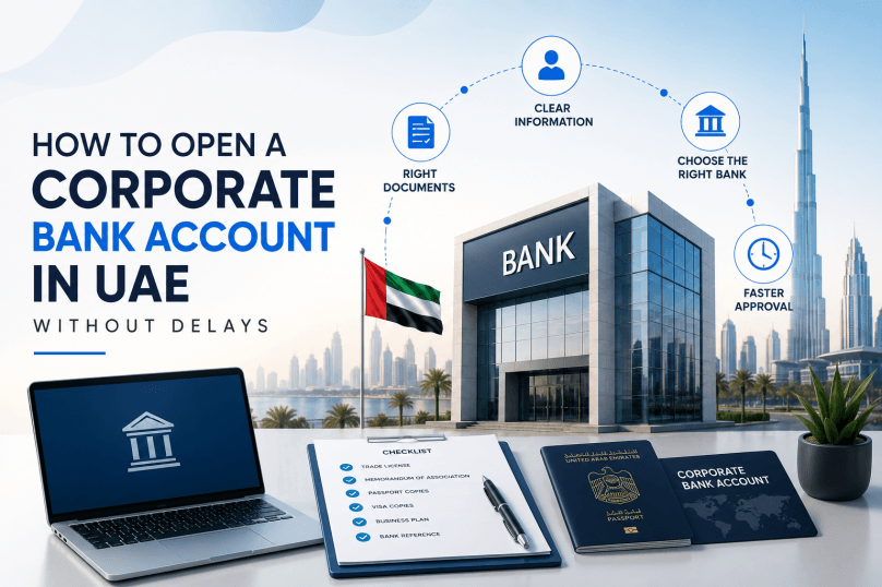 How to Open a Corporate Bank Account in UAE Without Delays