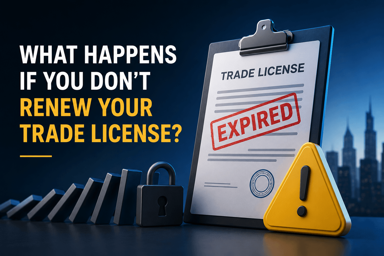 What Happens If You Don’t Renew Your Trade License?