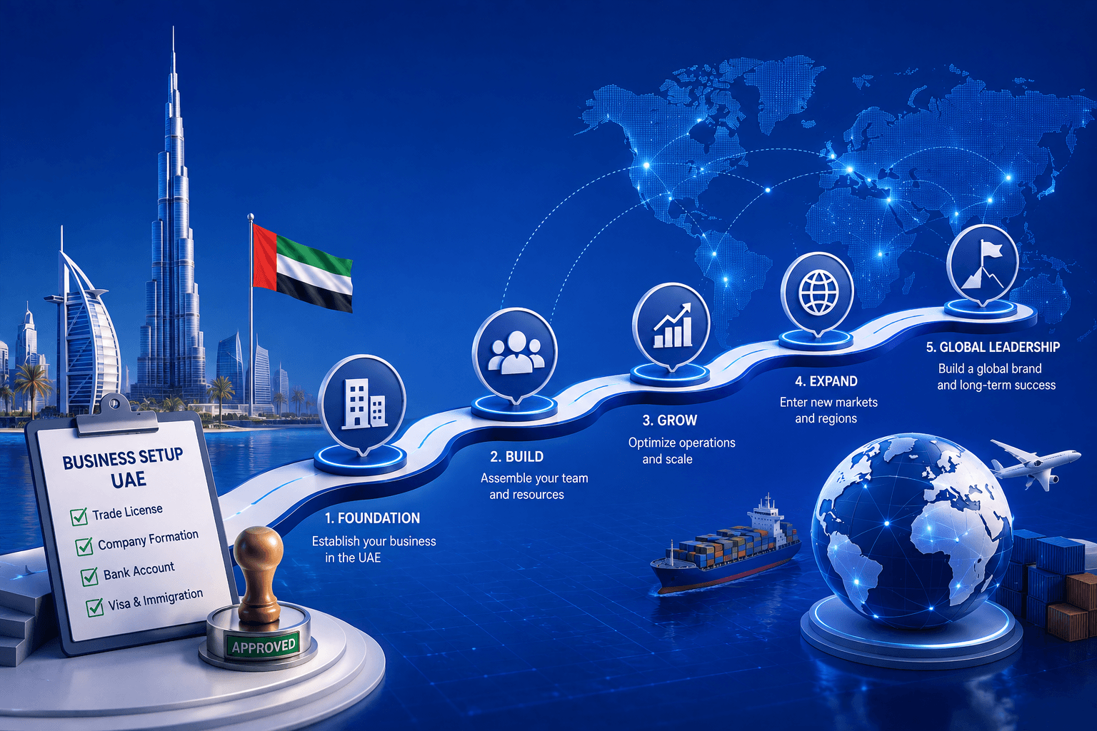 From UAE Business Setup to Global Operations: A Complete Roadmap